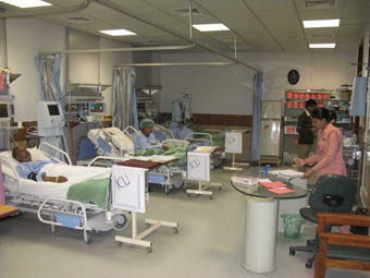 Отделение реанимации. Фото с сайта shifahospitalandresearchcentre.com