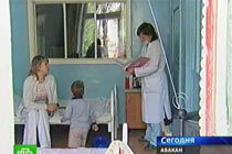 Инфекция в Абакане. Кадр телеканала НТВ.