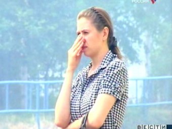 Дым в Москве. Кадр телеканала "Россия", архив