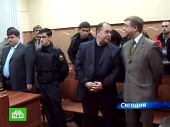 Суд по делу о коррупции в ФОМС, кадр НТВ, архив