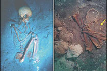 Останки, обнаруженные в Алит-Ям. Фото с сайта www.sciencedaily.com