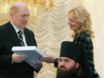 Татьяна Голикова и Михаил Пальцев на праздновании 250-летия ММА. Фото с официального сайта Академии.