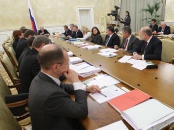 Заседание президиума правительства РФ, фото с сайта premier.gov.ru