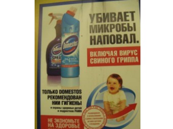 Реклама Domestos, фото ЖЖ-пользователя mit_ra (mit-ra.livejournal.com)