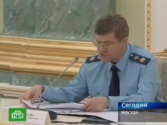 Юрий Чайка, кадр НТВ, архив