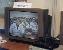 Сеанс телесвязи с Оренбургом. Иллюстрация предоставлена Центром телемедицины Института им.А.Н.Бакулева.