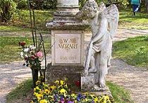 Могила Моцарта на кладбище St. Marx в Вене, фото с сайта http://www.virtualvienna.net/