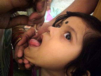 полиомиелит, Индия